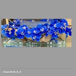 Blue Orchids Centerpiece 💙💙💙